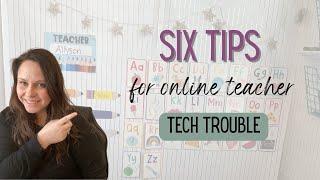 How to Overcome Online Teacher Tech Issues