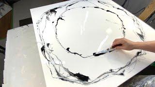 How To Create an Enso with Acrylic Paints #331