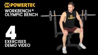 4 Must-Try Exercises on the Powertec Workbench Olympic Bench | The Ultimate Bench for Your Home!