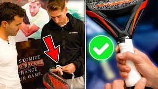 HOW ALEX CUSTOMIZES HIS RACKET? (NEW ADIDAS MULTIWEIGHT) - the4Set