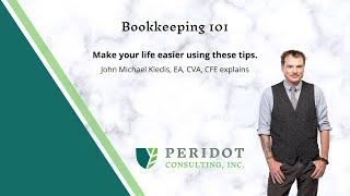 Bookkeeping 101 with John Michael Kledis, EA, CVA, CFE