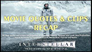 Interstellar (2014) Full Movie | Movie Quotes Recap