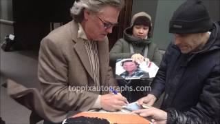 Kurt Russell - SIGNING AUTOGRAPHS while promoting in NYC