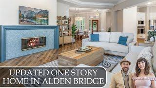 Updated One Story Alden Bridge Home For Sale In The Woodlands