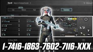 New Update 3.4  Best Sensitivity Code + Control Settings Pubg / Bgmi Sensitivity 2024