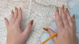 ASMR ~ Aragon, Spain History & Geography ~ Soft Spoken Map Tracing Google Earth