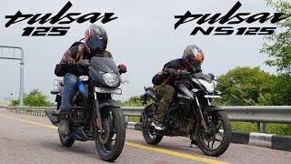 Pulsar 125 vs Pulsar NS125 Drag Race