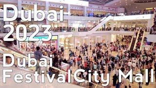 Dubai Festival City Mall Walking Tour 4K |  Eid al Adha Celebrations | United Arab Emirates 