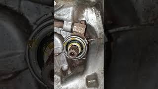 clutch bearing fitting in gear shaft #automobile #mechanic