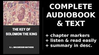 The Key of Solomon the King  By S. L. MacGregor Mathers. FULL Audiobook