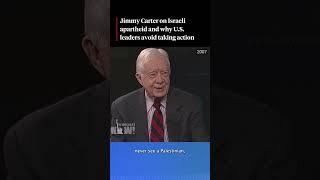 Jimmy Carter on Israeli apartheid  #palestine