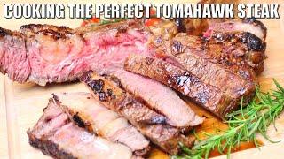 The Prime Tomahawk Steak Made Perfect On A Dinner Day | To AVOID Overcooking the Steaks ln The Grill