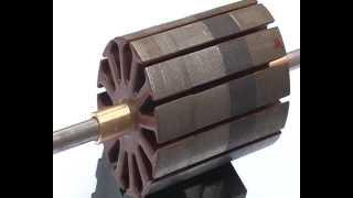 Asymmetric Motor, 12 Pole, build and run, by netica. Video 4