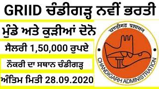 Chandigarh Latest new Recruitment 2020,Punjab Jobs 2020,Job Alerts by hardeep,