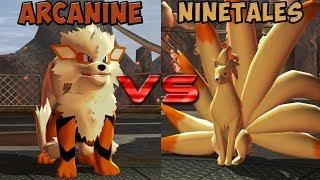 Pokemon battle revolution - Arcanine vs Ninetales