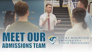 Program Advising and Admissions at Rocky Mountain University of Health Professions