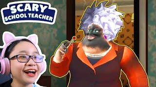 Scary School Teacher - She's Scarier than Miss T!!!! - Part 2 - Let's Play Scary School Teacher!!!