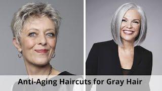   Anti-Aging Haircuts for Gray Hair  Women Beauty Club