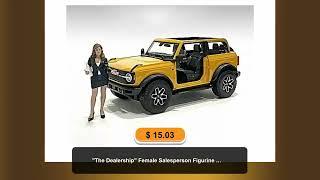 "The Dealership" Female Salesperson Figurine for 1/24 Scale Models by American Diorama