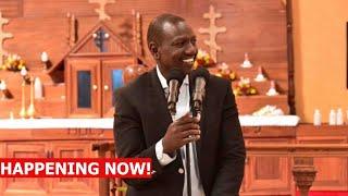 LIVE: President Ruto and his troop attends church service at African Divine Church, Nairobi!