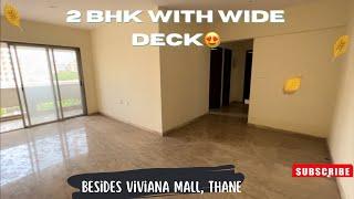 2 Bhk With Wide Deck at Nakshatra Arena Distress Sale  Besides Viviana Mall, Thane |️ 8100 887700