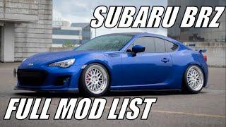 Heavily Modified BRZ Walkaround and Mod List! Boost, Stance, Exhaust - What's Next?