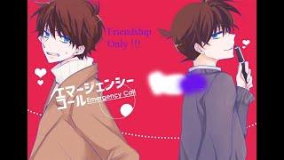 Detective Conan romantic Comedy: kaito kidX Kudo Shinichi playing a pen.END