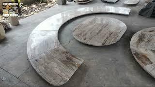 Custom Petrified Wood Countertops #countertop #countertops #kitchencountertop #kitchencountertops