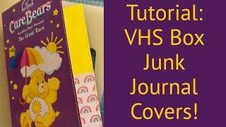 VHS Box Junk Journal Cover Tutorial! 