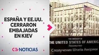 CIERRAN EMBAJADAS de Estados Unidos y España en Ucrania ante "posible ataque aéreo importante"