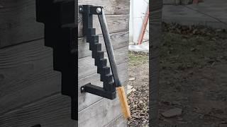 Wall Mounted Firewood Kindling Splitter,Manual Wood Splitter with Screws | Wood Cutter Splitter