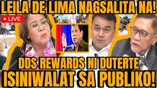 LEILA DE LIMA NAGSALITA NA, ISINIWALAT ANG LAHAT NG KANYANG NALALAMAN!