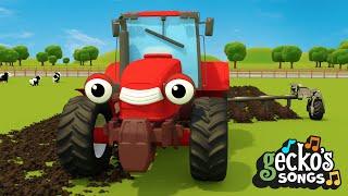 Trevor The Tractor At The Farm | Old MacDonald Had A Farm Song | Nursery Rhymes & Kids Songs