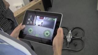 iPad pilots the AR.Drone