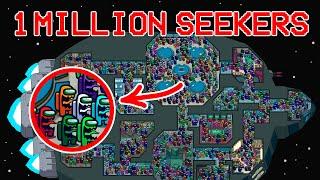 Among Us, but with 1 MILLION SEEKERS - HIDE n SEEK Mode