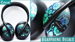 Customize Headphones with your Cricut | Vinyl Decal Tutorial