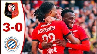 Stade Rennes vs Montpellier (3-0), All Goals Results/Highlights-2024 Arnaud Kalimuendo Muinga Goal