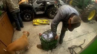 John Deere  powerquad transmission disassembly