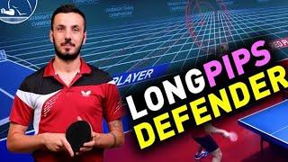 MODERN long pips CHOPPER - Mikhail MOSIUK defender with versatile defense, counterattack and attack