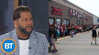 Thousands lined up for a free Mandarin buffet meal on Canada Day in Ontario