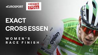 SOLO VICTORY!  | Women's Exact Cross Essen Race Finish | 2024-25 Cyclocross Season