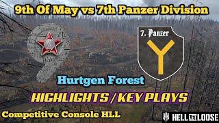 Hell Let Loose - 9th of May vs 7th Panzer Division - Highlights Key Plays Funnies - Comp HLL