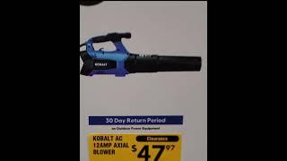 Lowes Tool Deals And Clearance Prices   Kobalt Blower