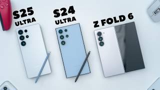 NEW Samsung Galaxy S25 Ultra Review vs. S24 Ultra vs. Z Fold 6!