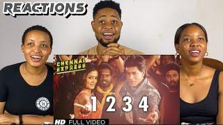 African Friends Reacts To One Two Three Four Chennai Express Full VideoSong | Shahrukh Khan, Deepika