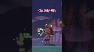 July 4th vs July 5th!! What changes!? ACNH | animal crossing new horizons