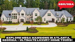 Explore Mega Mansions in Atlanta, Georgia – Ultimate Luxury Home Tours!