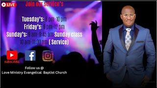 Love Ministry Evangelical Baptist Church (Sunday Service) | 9/29/24 |