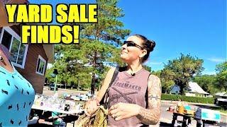 Ep69: FASCINATING YARD SALE FINDS THAT'LL MAKE YOU SMILE!  