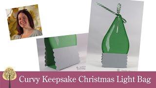Curvy Keepsake Christmas Light Treat Bag